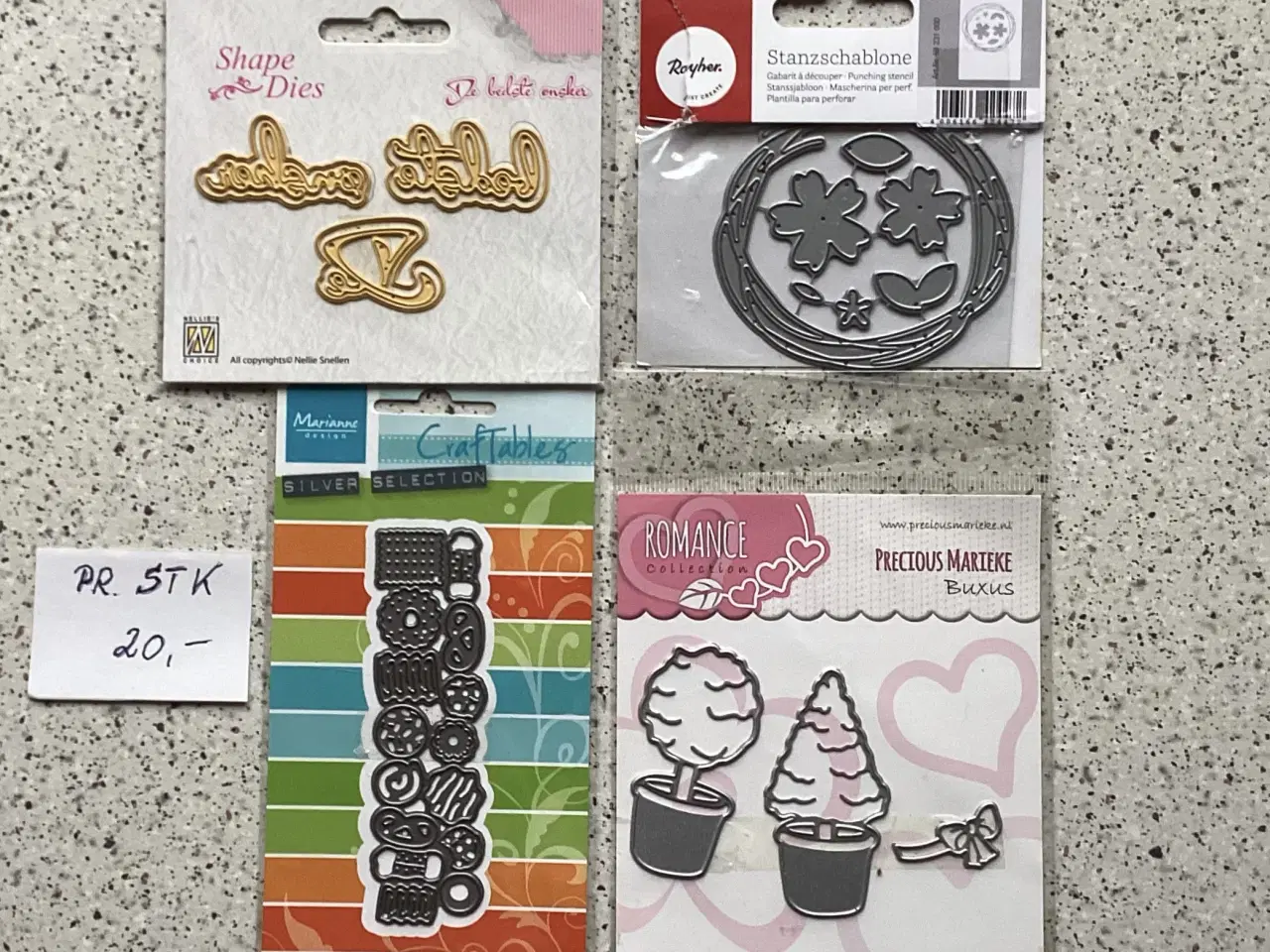 Billede 3 - Scrapbook dies, sæt, embossing, punch, mm. Pr. Fra