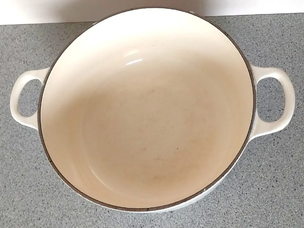 Billede 3 - Le Creuset Gryde 20 cm Hvid Emaljeret støbejern