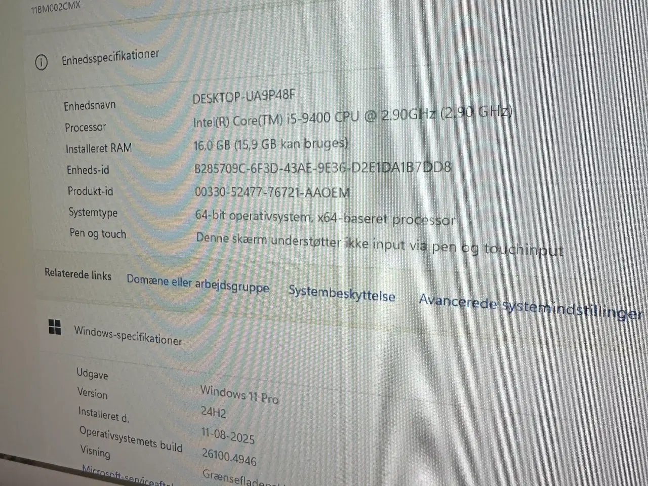 Billede 5 - Fin Kontor PC Windows 11 samt WIFI indbygget