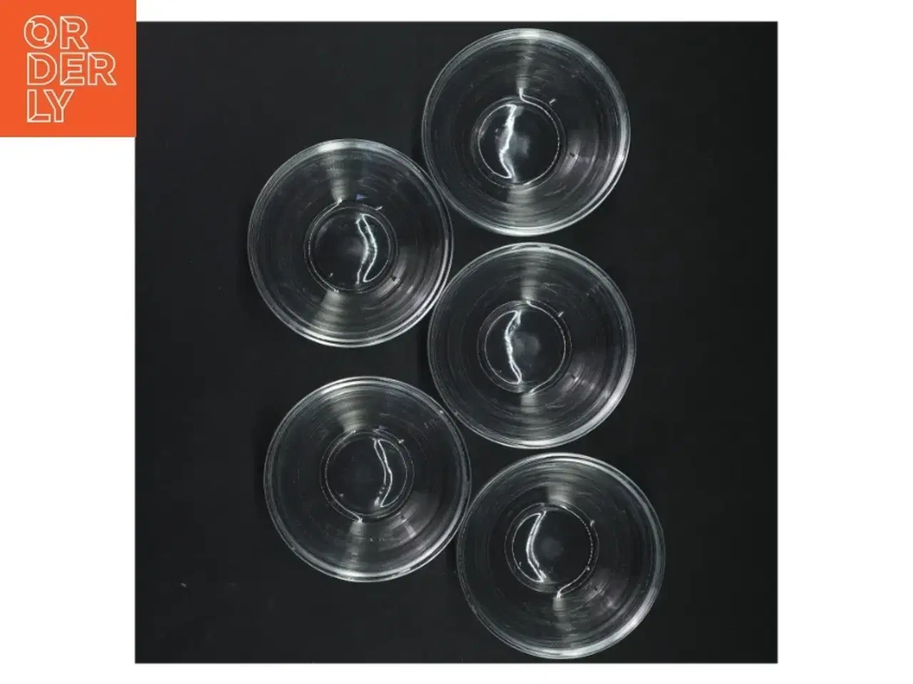 Billede 2 - Sæt af 5 glaskåle (str. Ø 10 cm)