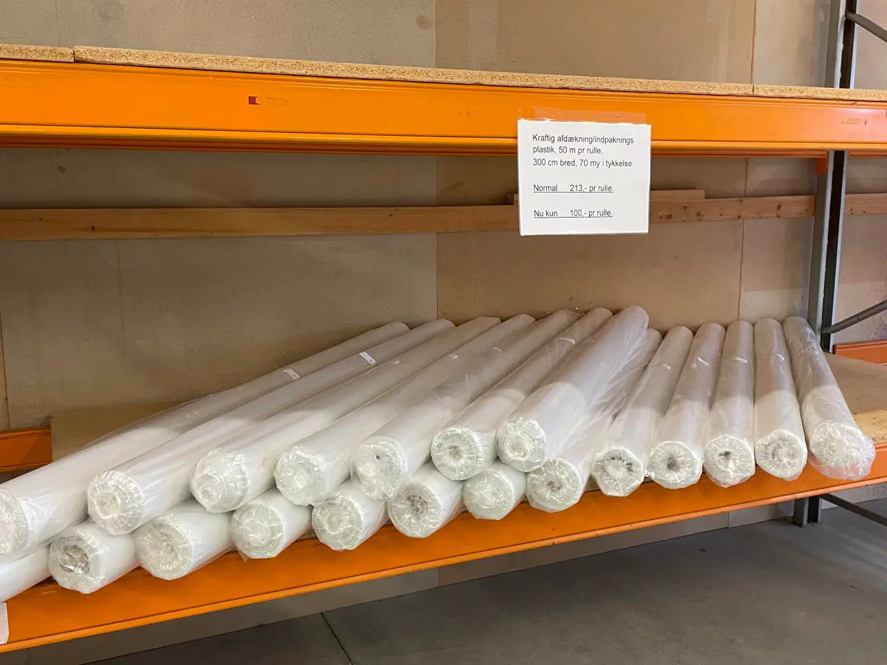 Billede 1 - Kraftig plastik ruller til indpakning.