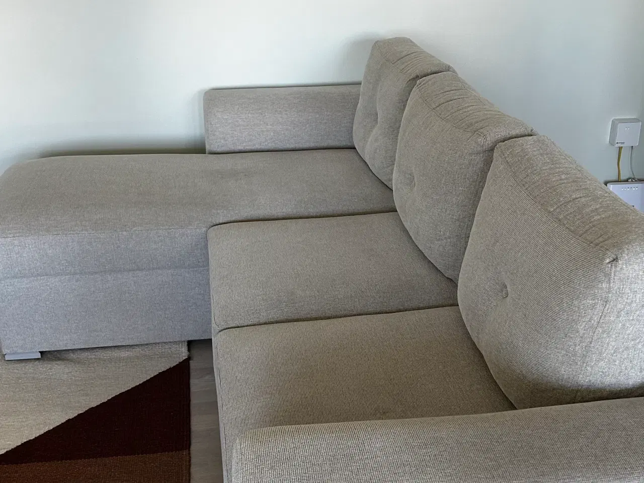 Billede 2 - Sofa bed with chaise longue (Jysk - VEJLBY)