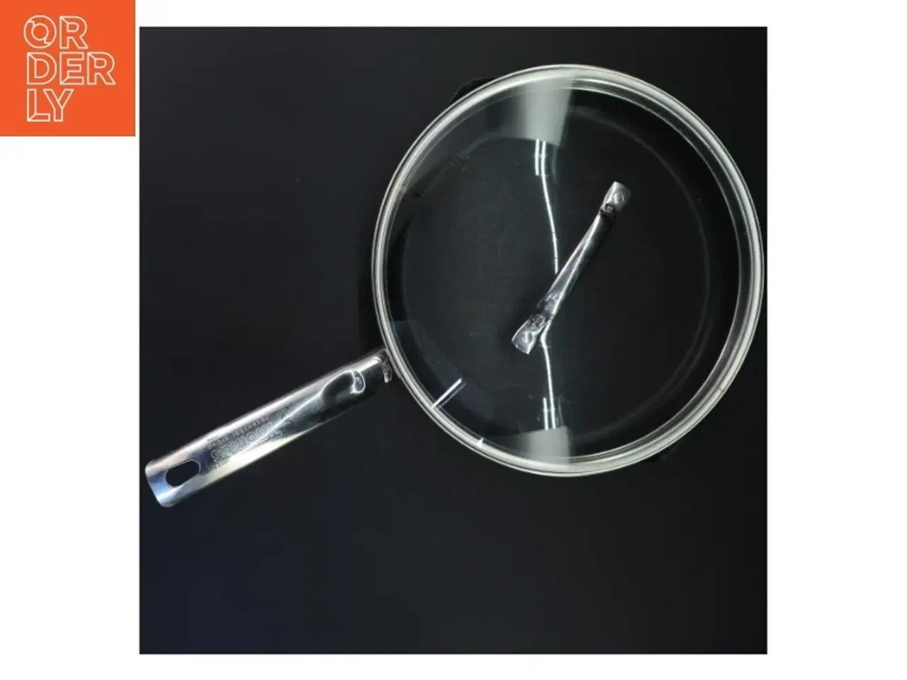 Billede 3 - Stål stegepande med låg (str. Ø 26x7 cm)