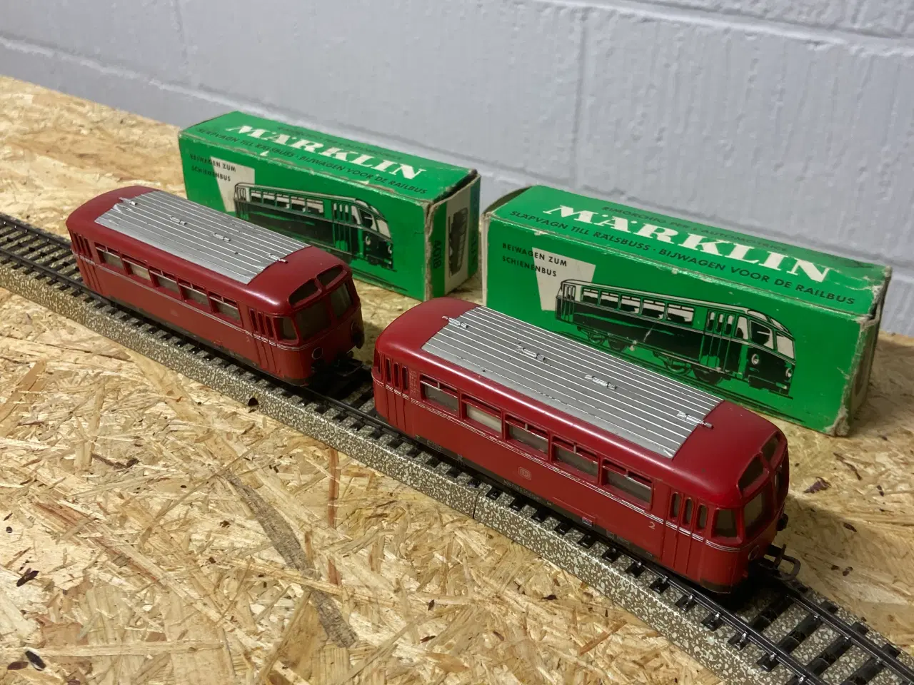 Billede 1 - RESERVERET Märklin 4018 skinnebus bivogne