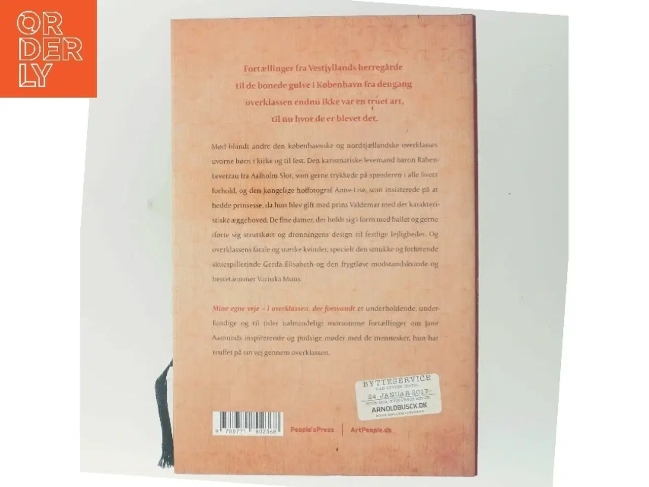 Billede 3 - Mine egne veje - i overklassen, der forsvandt af Jane Aamund (Bog)