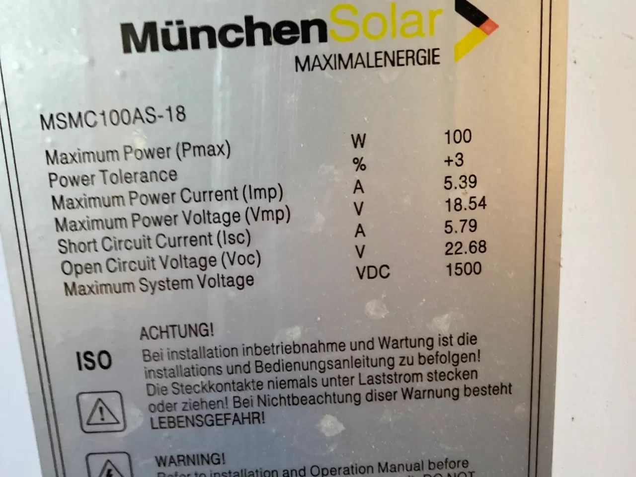 Billede 2 - Solcelle med regulator