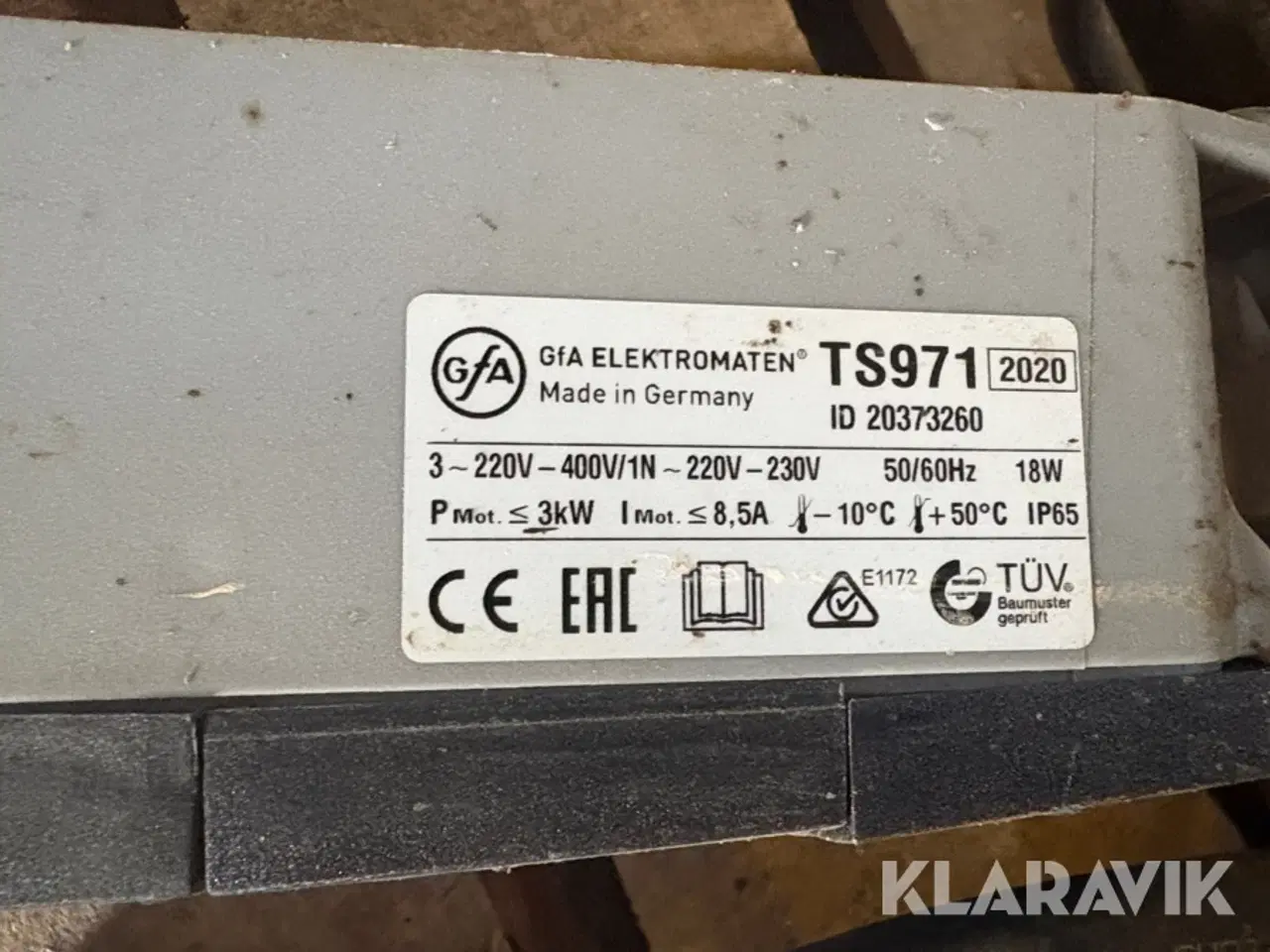 Billede 5 - Styringsboks og motor til port GfA elektromaten