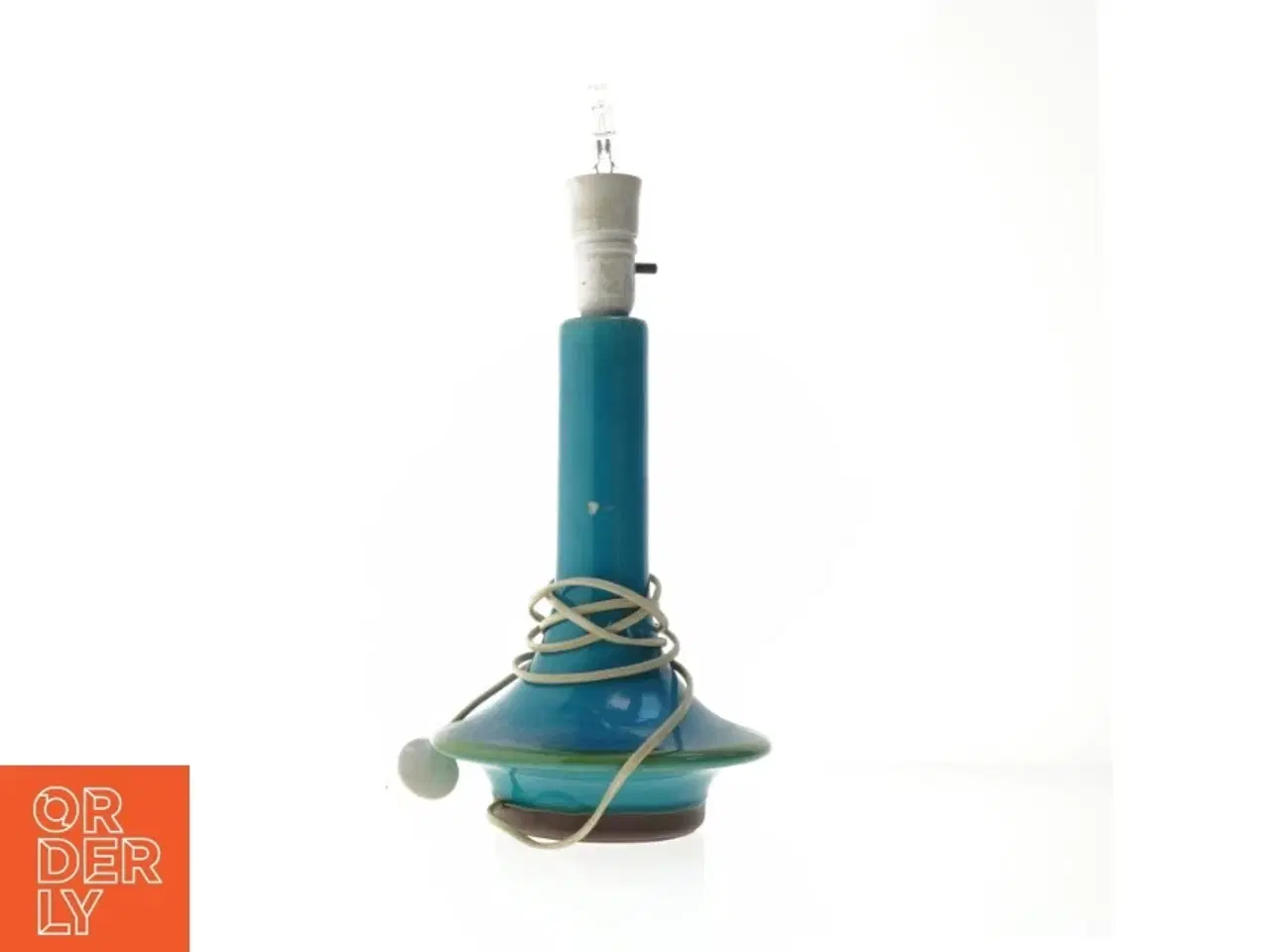 Billede 1 - Blå bordlampe søholm (str. 42 cm)