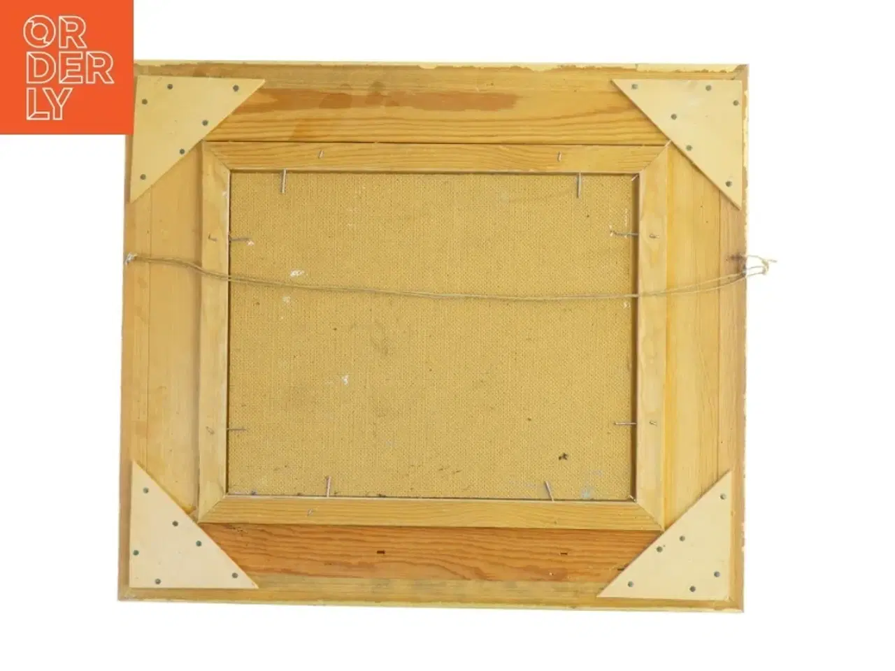 Billede 2 - Oliemaleri, landskab (str. 47 x 41 cm)