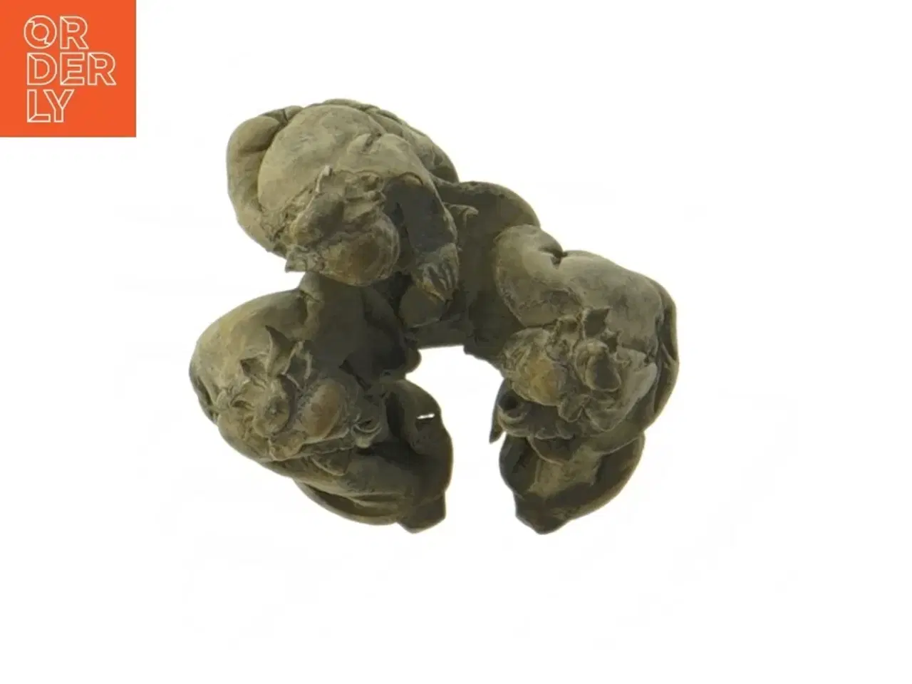 Billede 2 - Skulptur af tre kinesiske mænd(str. 8 cm) (str. 8 cm)