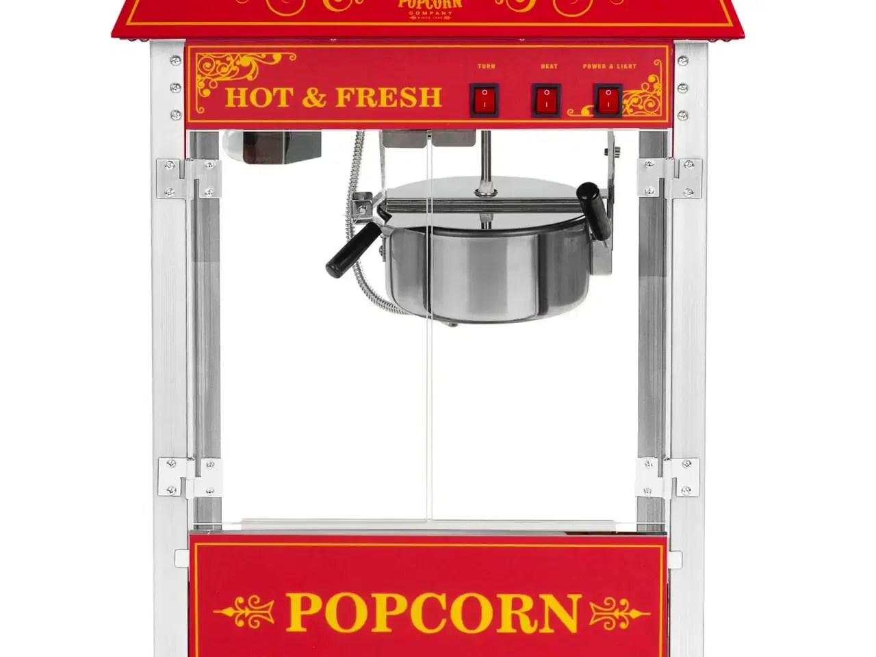 Billede 7 - Popcornmaskine med vogn 88 L – 1500 W