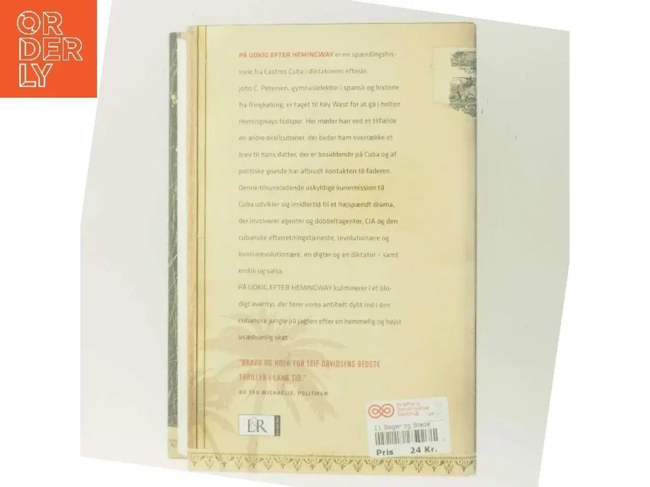 Billede 3 - På udkig efter Hemingway af Leif Davidsen (Bog)