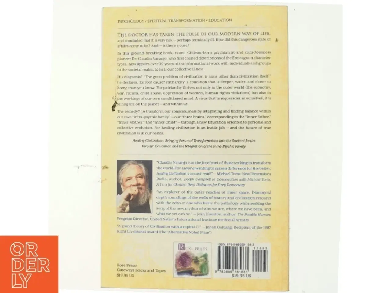 Billede 3 - Healing Civilization af Claudio Naranjo (Bog)