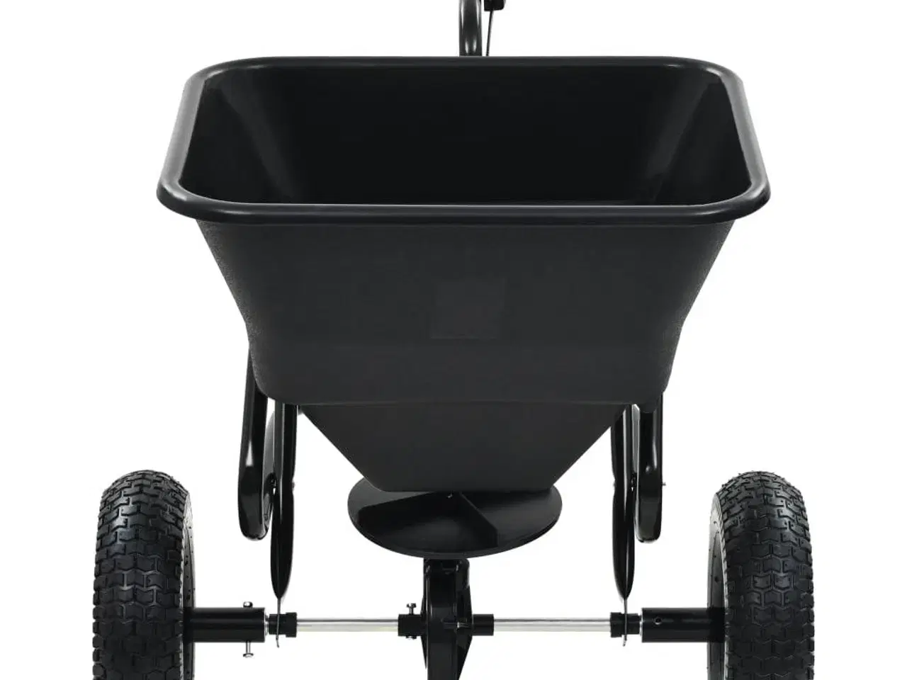 Billede 6 - Saltspreder strøtrækvogn PVC og stål 125 x 74 x 79 cm 45 l