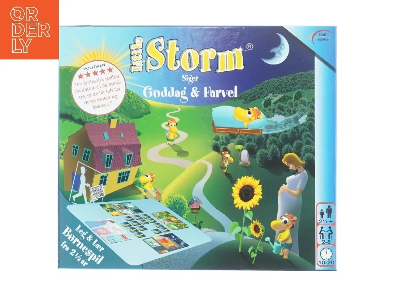 Billede 3 - Little Storm Goddag & Farvel Brætspil fra Lille Storm (str. 28 x 24,5 cm)