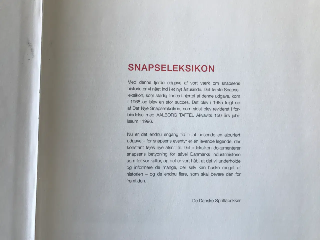 Billede 2 - SNAPSELEKSIKON  -  AALBORG AKVAVIT