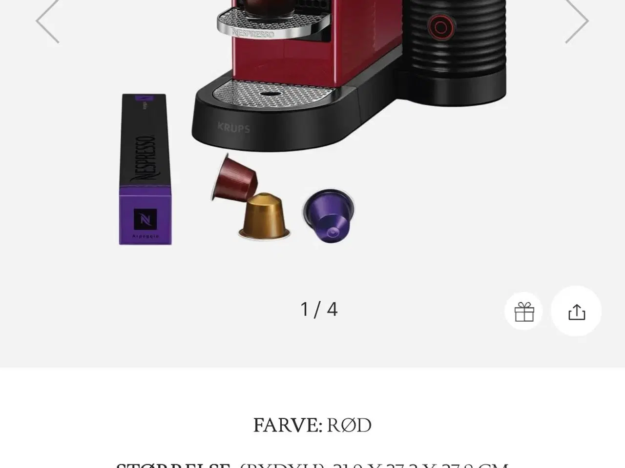 Billede 4 - Nespresso CitiZ & Milk fra De'Longhi