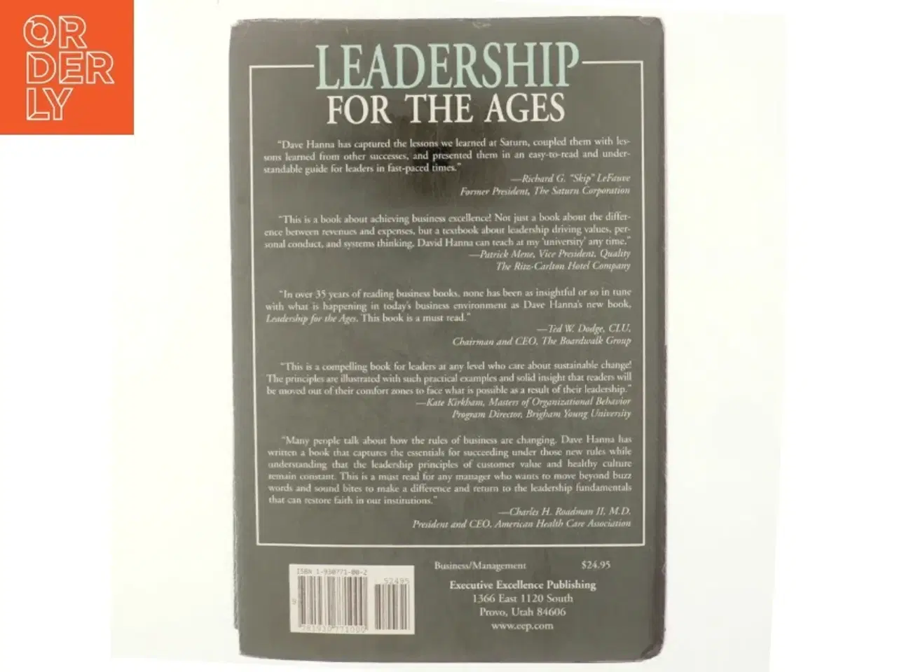 Billede 3 - Leadership for the ages : delivering today&#39;s results, building tomorrow&#39;s legacy (Bog)