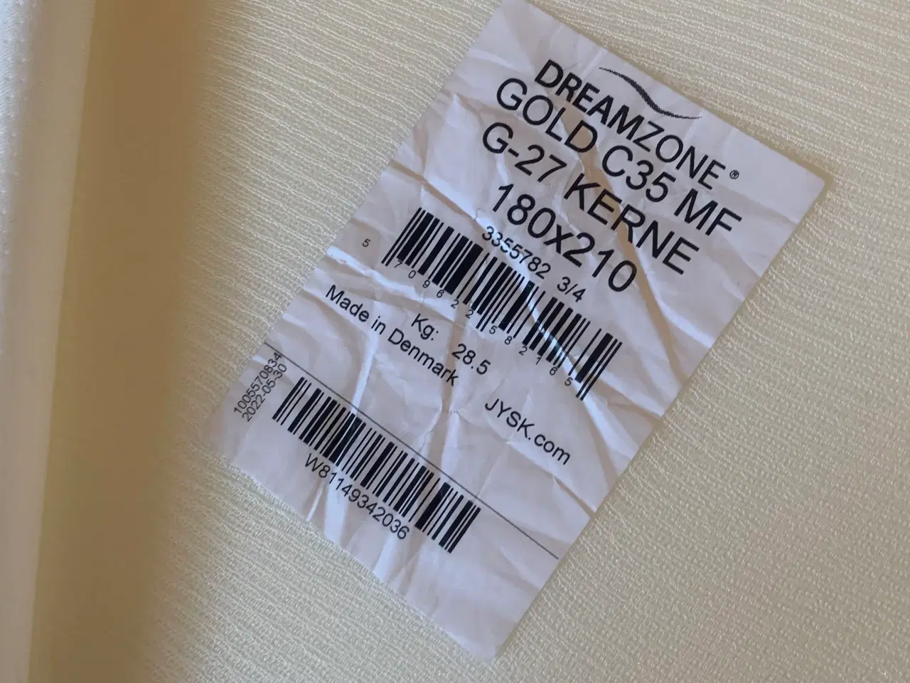 Billede 3 - Jysk Dreamzone Gold C35 MF