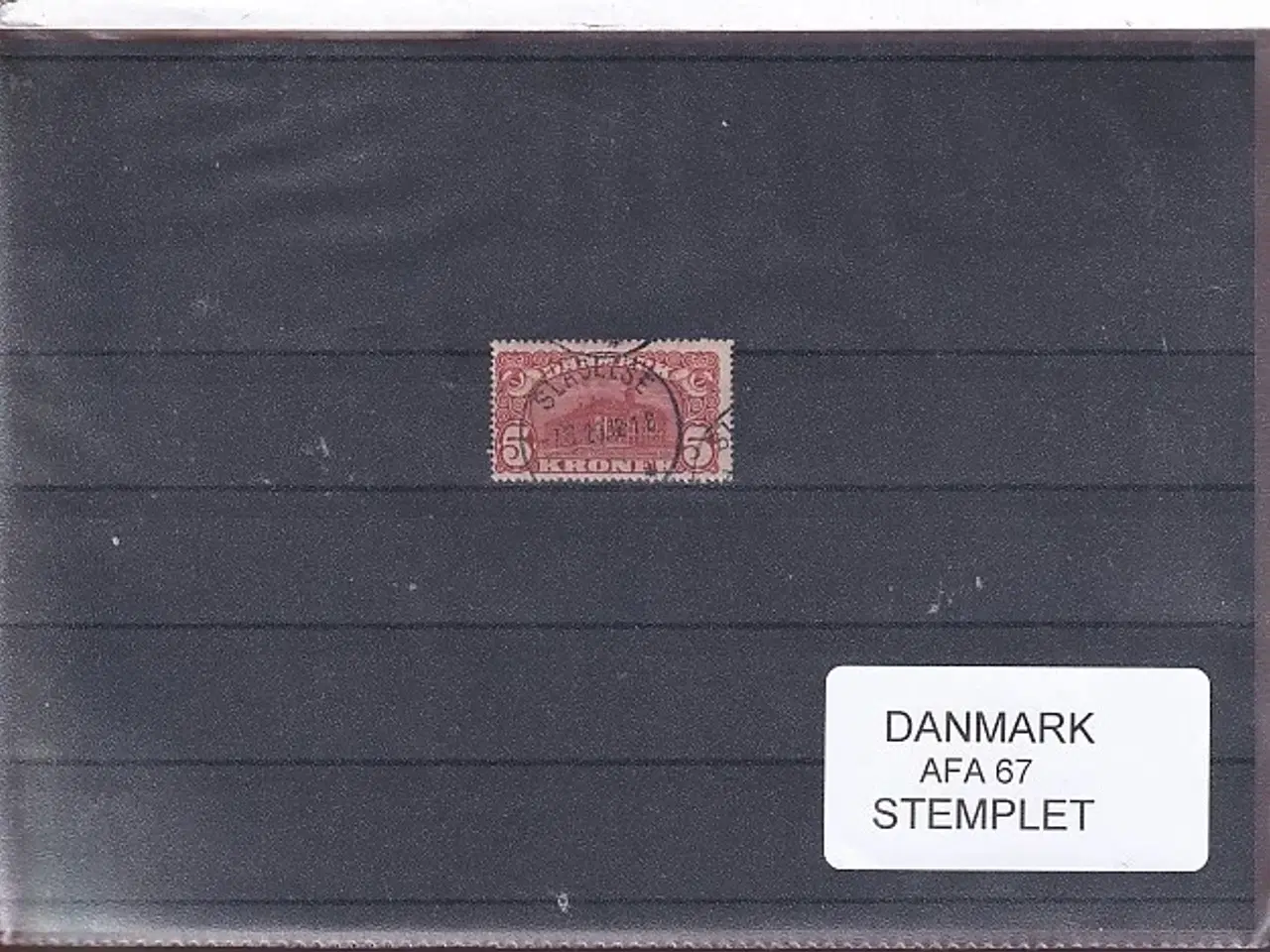 Billede 1 - Danmark - AFA 67 -  Stemplet