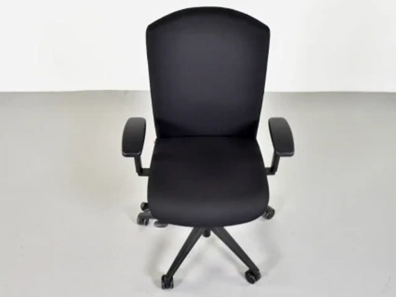 Billede 5 - Köhl kontorstol med sort polster og armlæn
