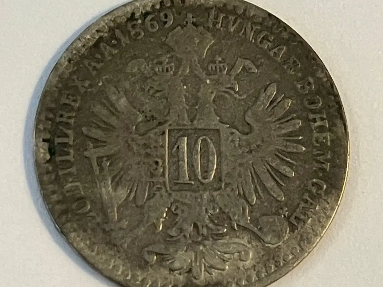 Billede 1 - 10 Kreuzer 1869 Austria