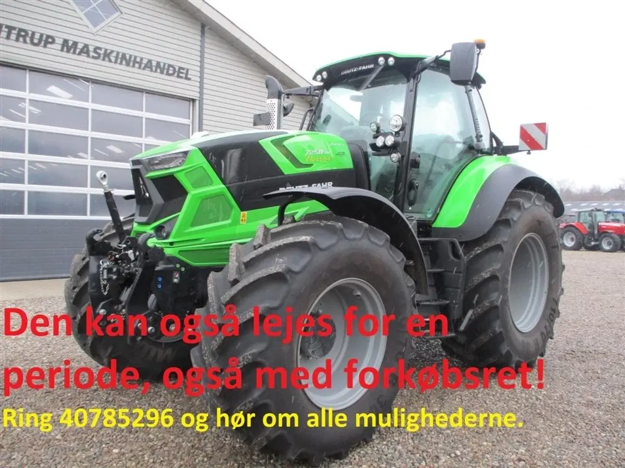 Billede 2 - - - - Traktor udlejning, UDLEJNING AF TRAKTOR TIL MARKARBEJDET