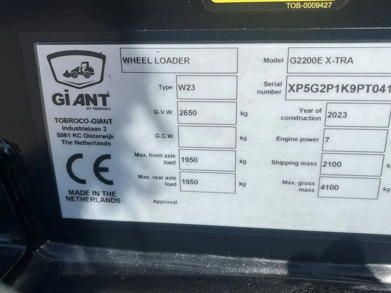 Billede 11 - Giant G2200E X-tra E Elektrisk minilæsser. DEN HAR KUN KØRT DEMO OG ER SOM NY