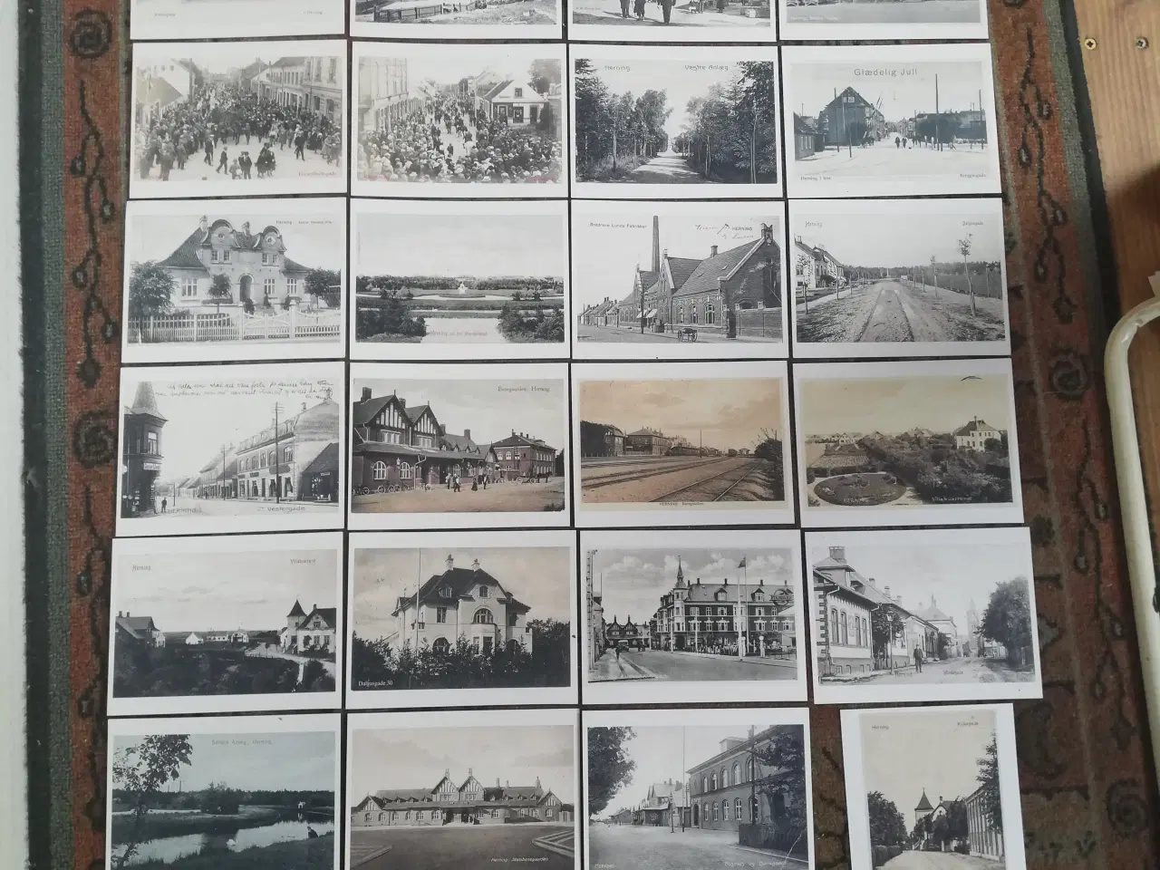 Billede 1 - 24 stk gamle postkort fra Herning
