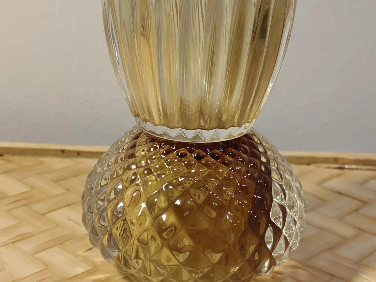 Billede 2 - Speedtsberg fyrfadsstage/vase i glas