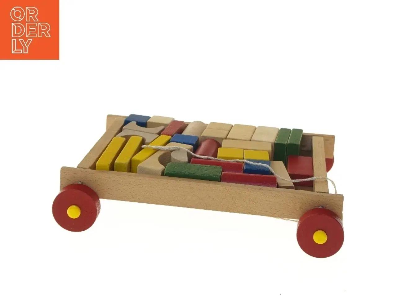 Billede 3 - Træklodser på hjul (str. 30x24 cm)