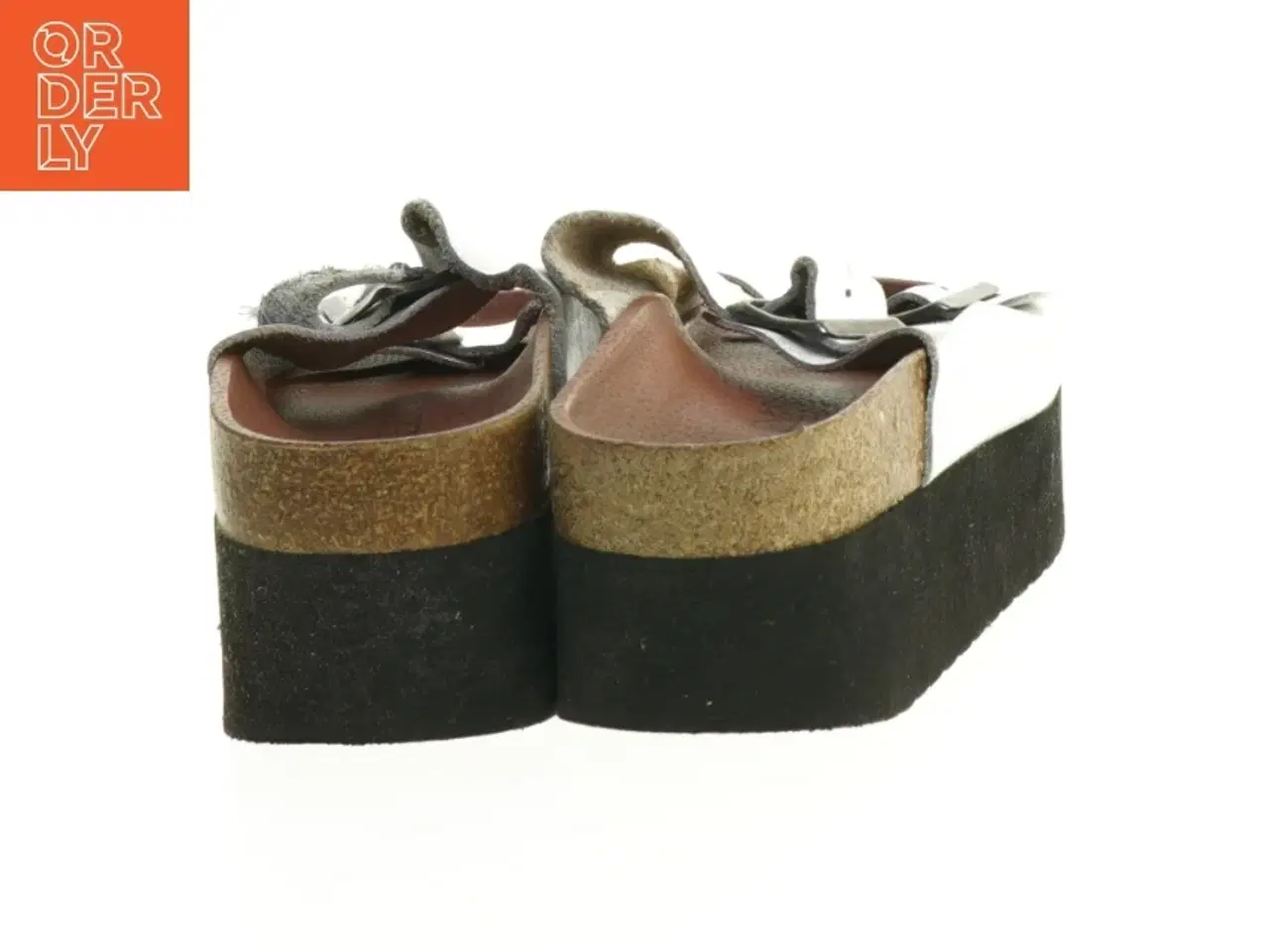 Billede 2 - Sølvfarvede sandaler med platform fra Sixty Seven (str. Længde, 24,5 cm)