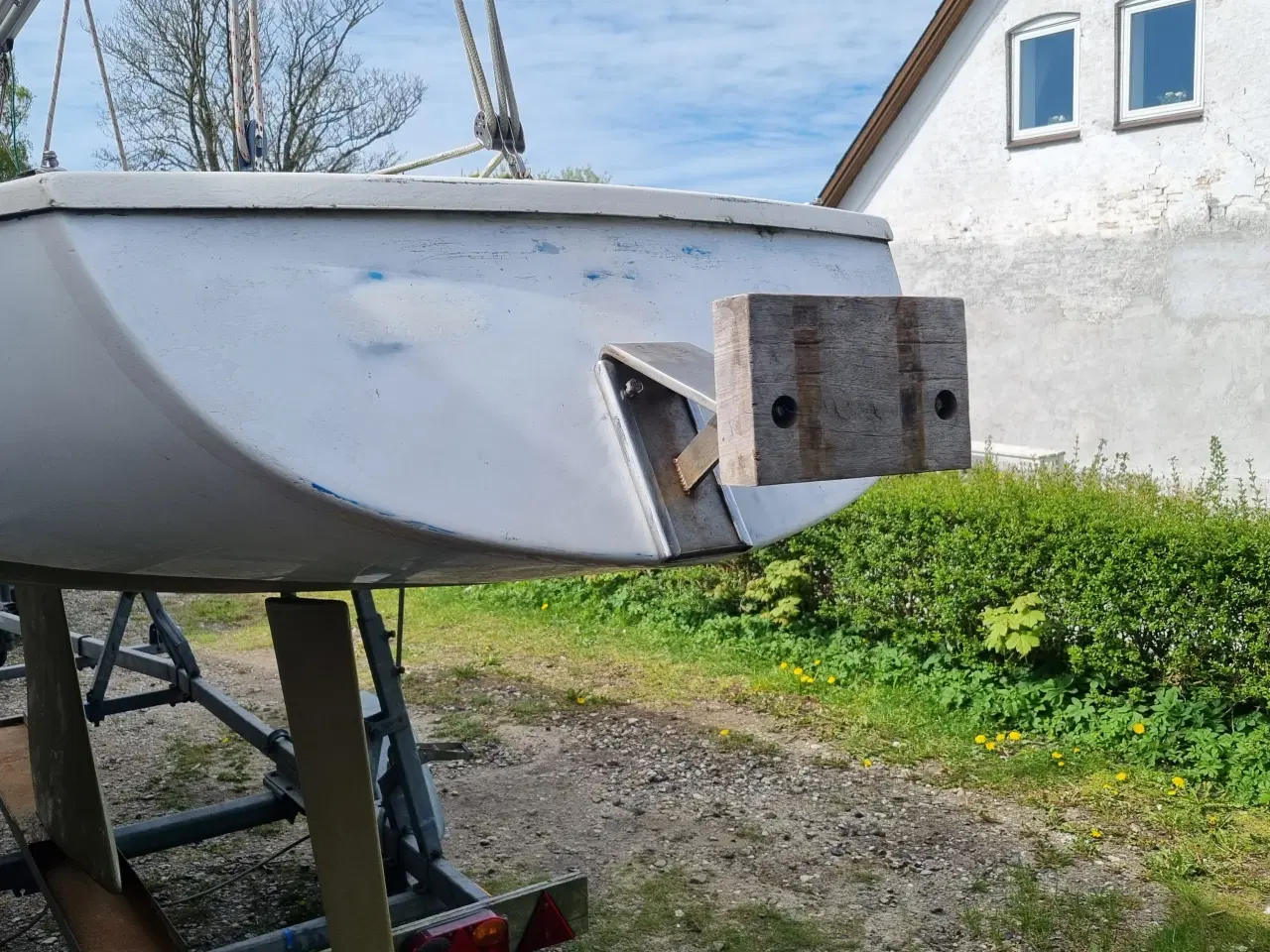 Billede 3 - "Yngling" sejlbåd med trailer og motor