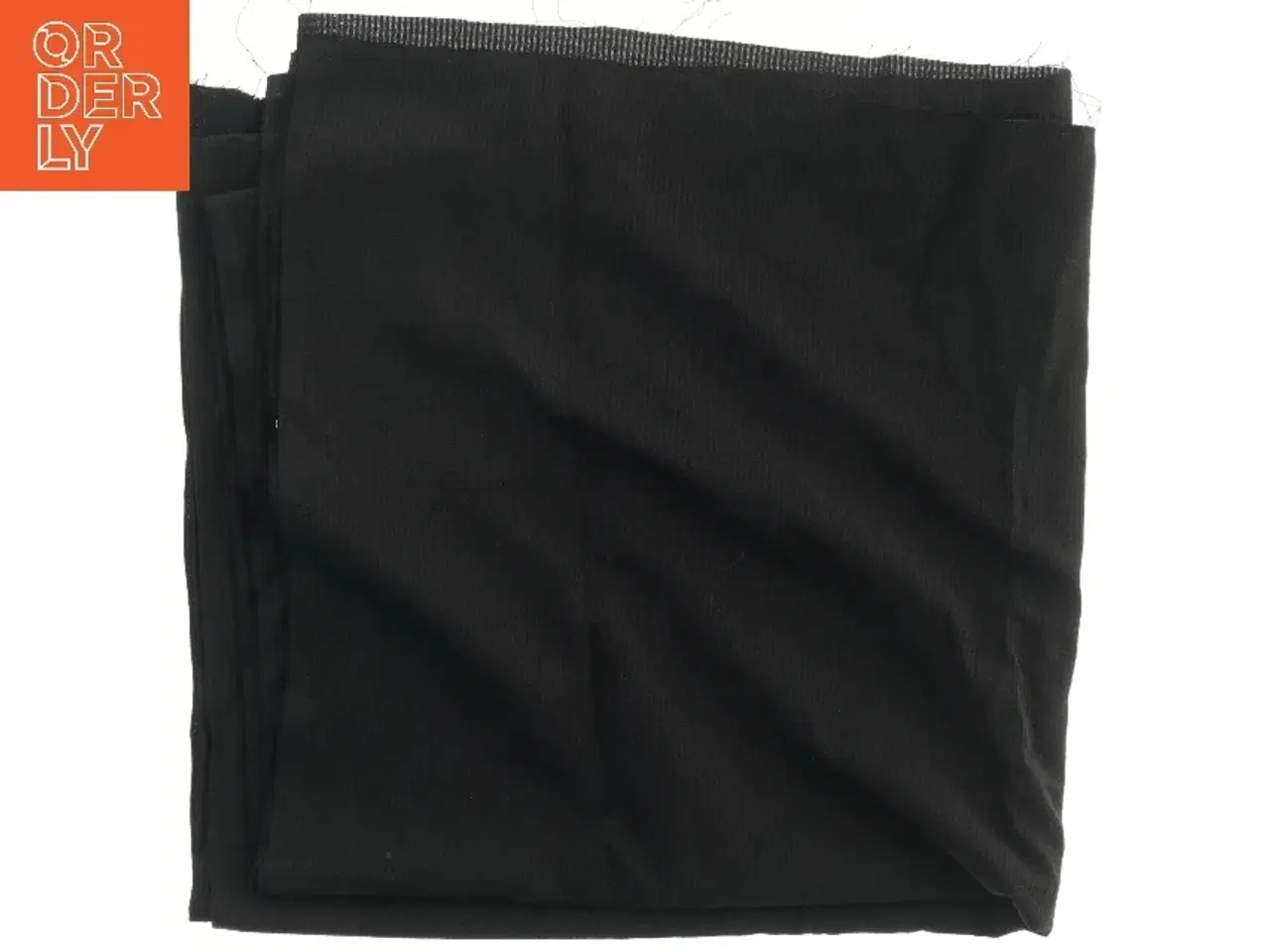 Billede 1 - Sort stof (str. 154x148 cm)