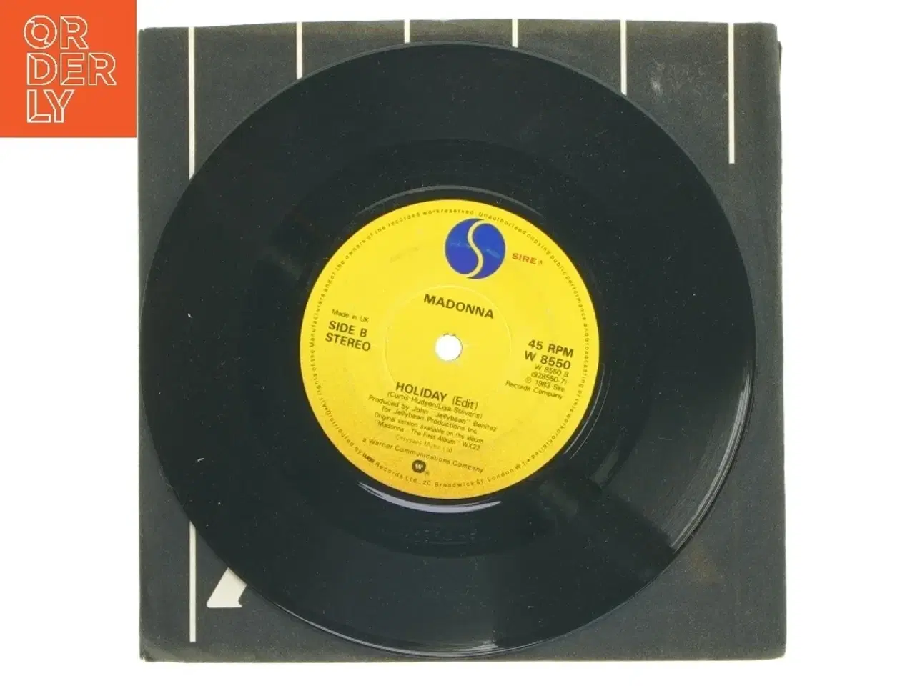 Billede 3 - Madonna 7" Single Vinyl - Holiday/True Blue fra Sire