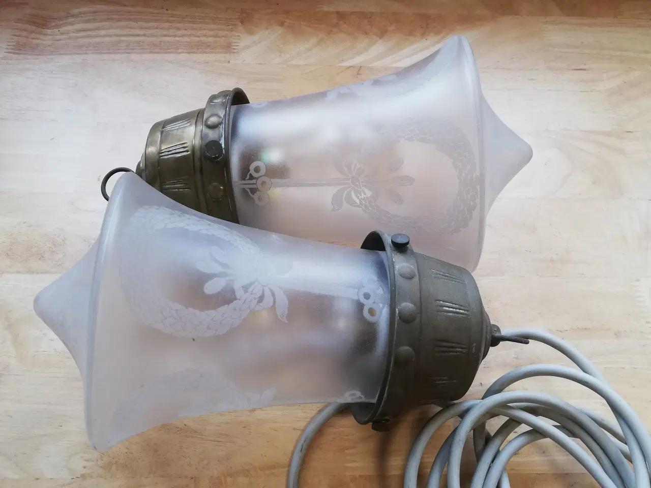 Billede 5 - Loftlamper med frosted glas