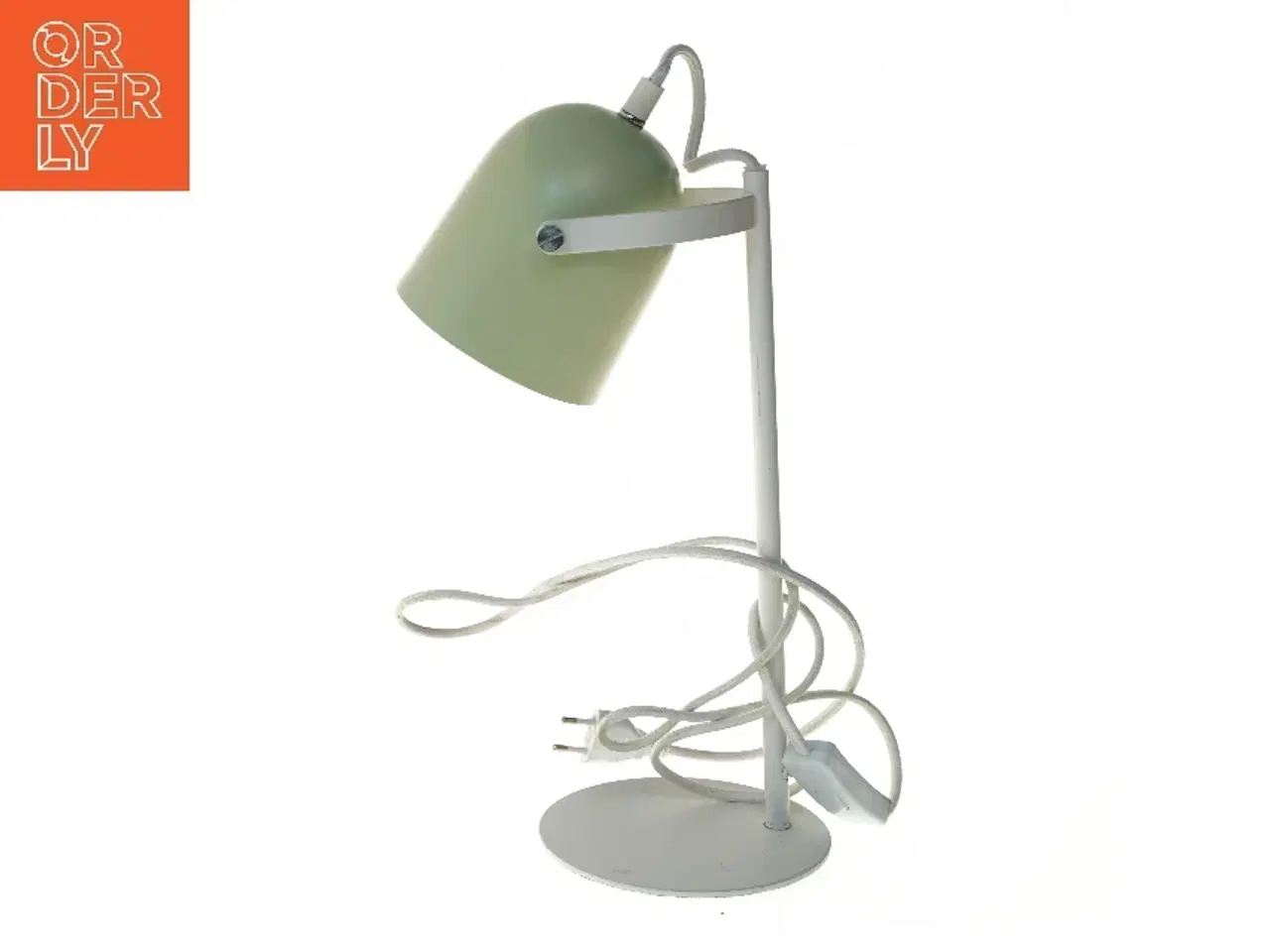 Billede 1 - Bordlampe med grønt skær (str. 37,5 cm)