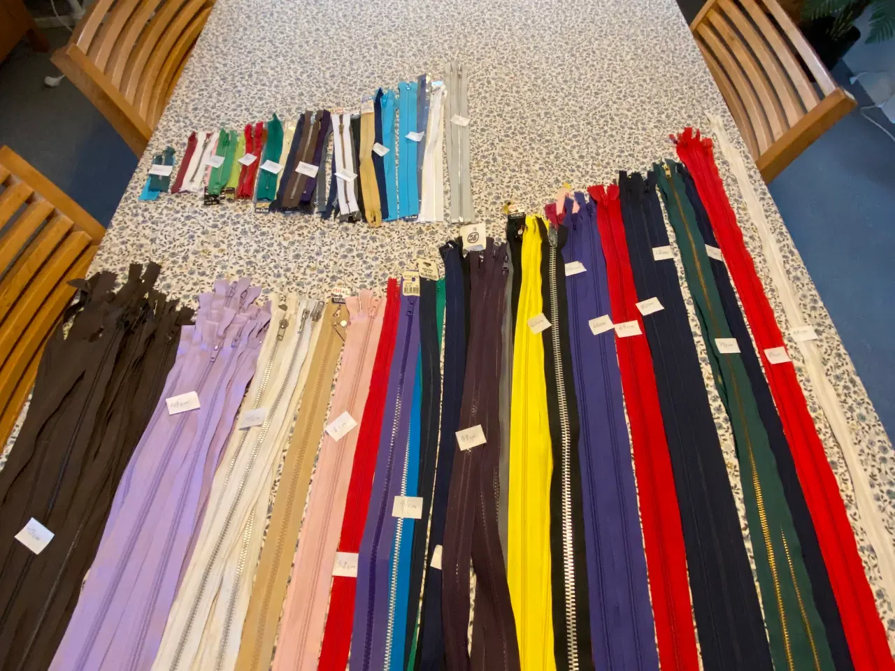 Billede 1 - 111 lynlåse fra 6cm til 88 cm i mange farver