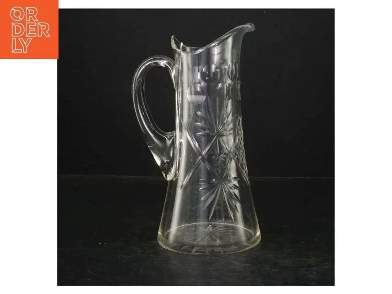 Billede 4 - Glas kande med slibninger (str. 21 cm)