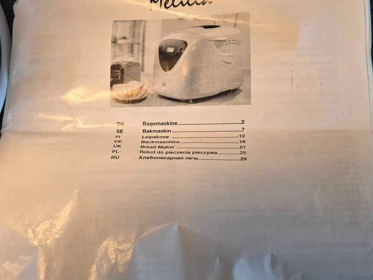 Billede 2 - Ideline Bagemaskine 