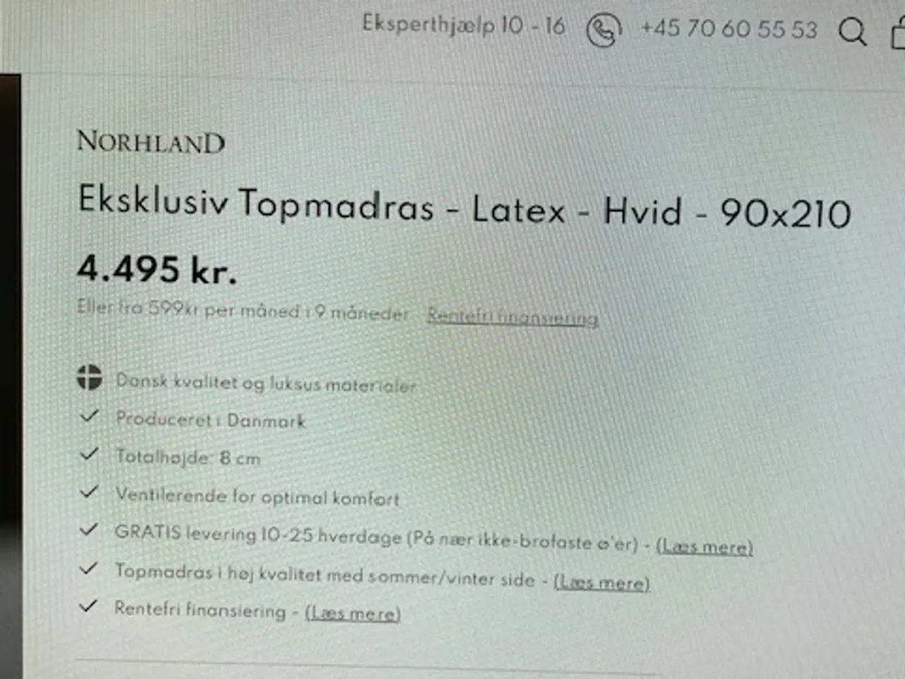 Billede 6 - Topmadras i latex