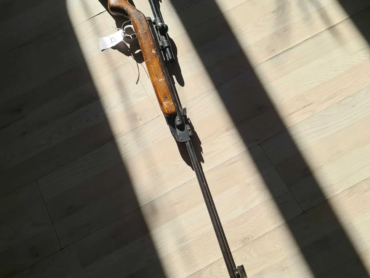 Billede 1 - Gammelt diana 27 luftgevær med kikkert sigte 