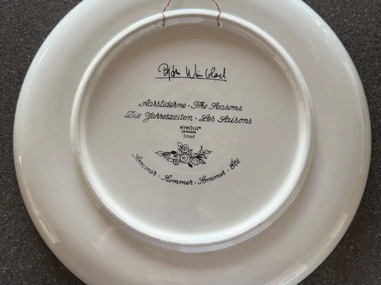 Billede 4 - Bjørn Wiinblad ø35 årstid tallerkner