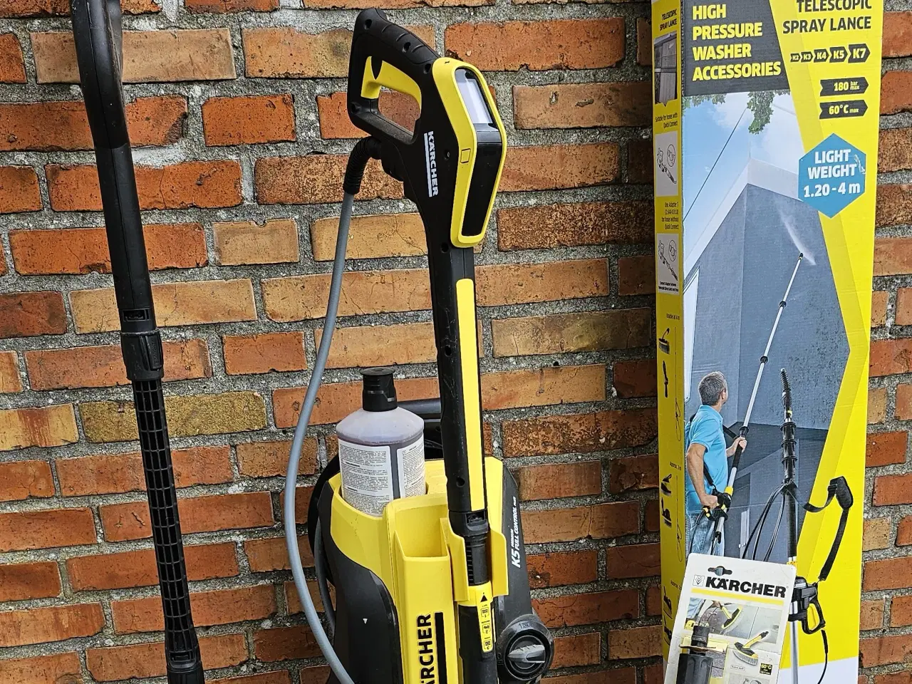 Billede 1 - Karcher K5 højtrykrenser med tilbehør.