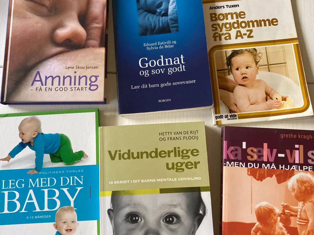 Billede 1 - 6 bøger om baby, amning og børn