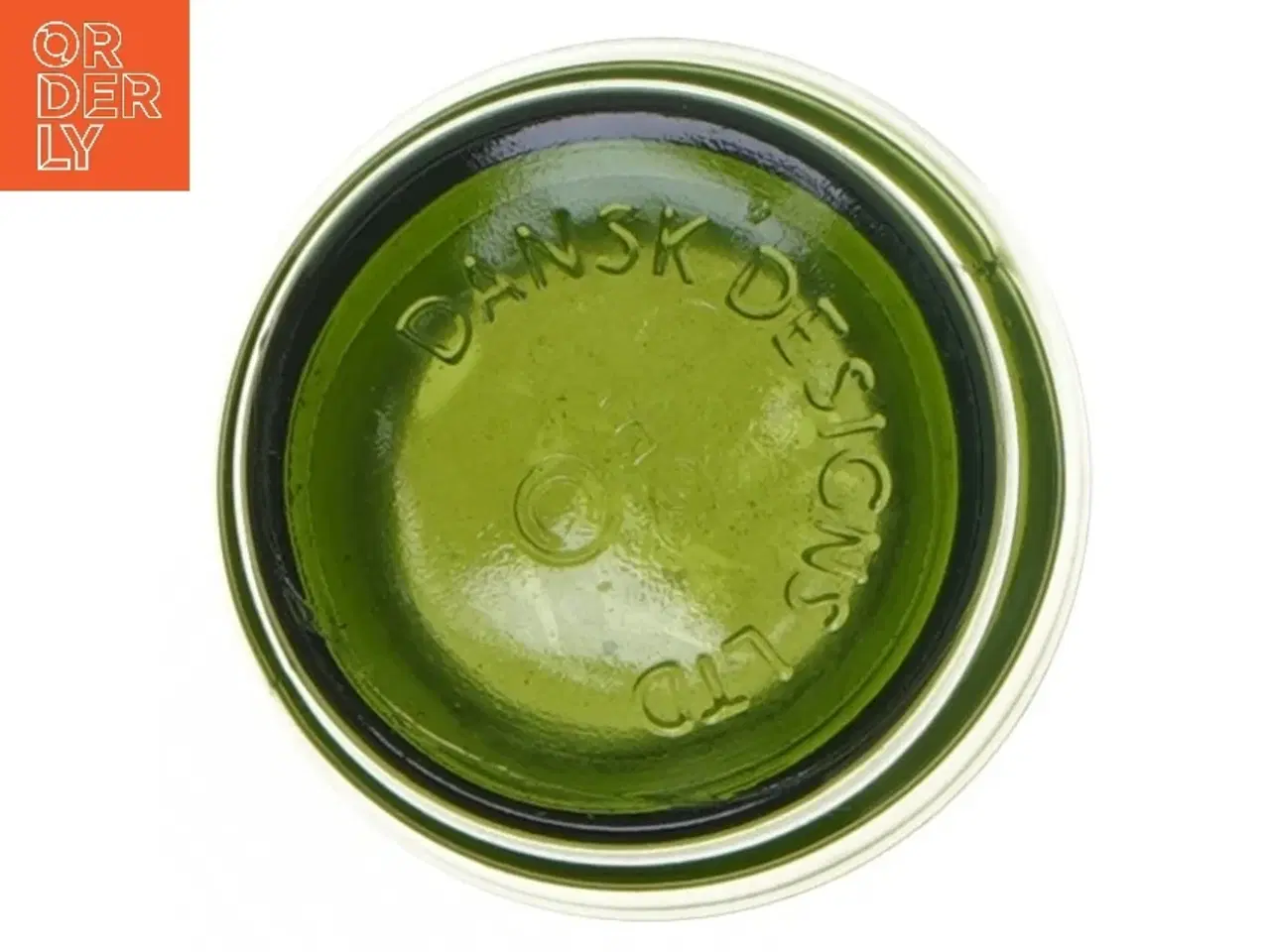 Billede 4 - Gammel Grøn glas lysestage fra Dansk Designs (str. 7 cm)