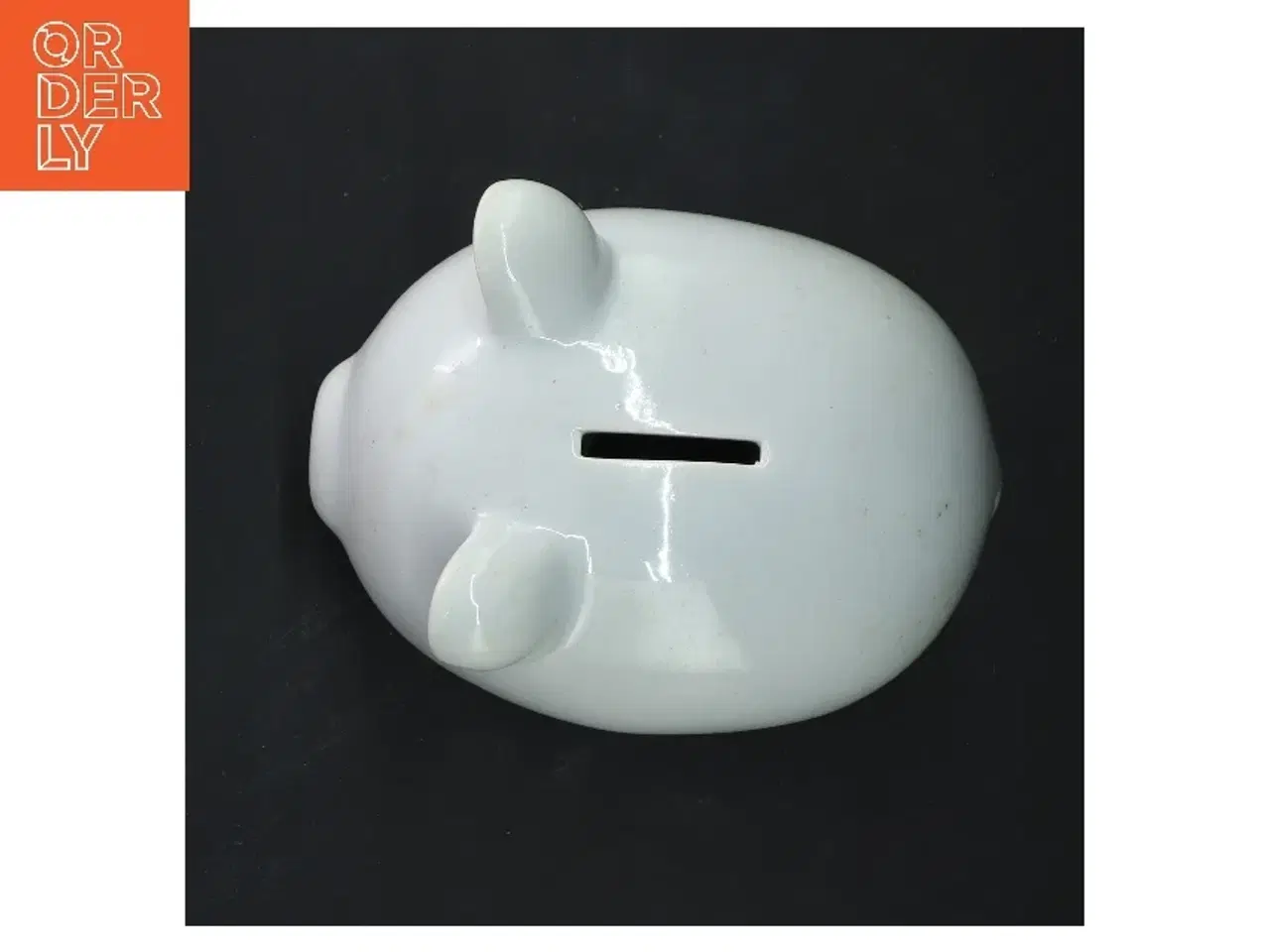 Billede 3 - Hvid sparegris (str. 15x12x11 cm)