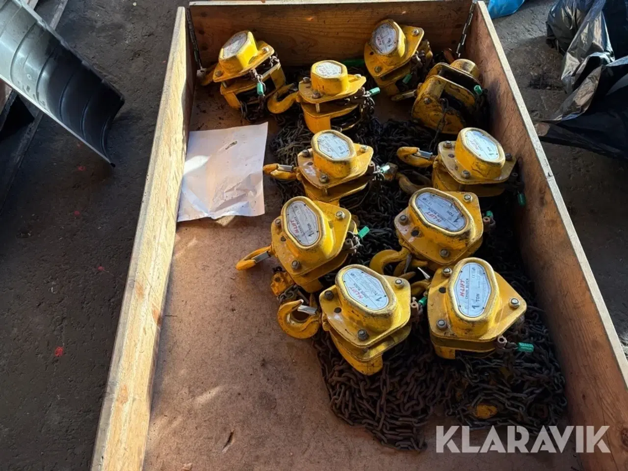 Billede 4 - Krantaljer H-Lift Chain block 10 styk - 1T