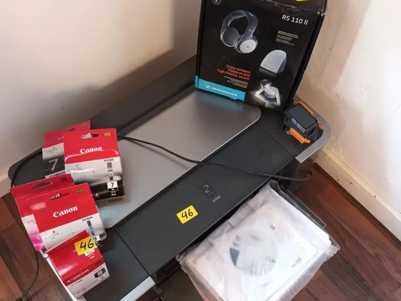 Billede 1 - A3 printer og trådløse høretelefoner