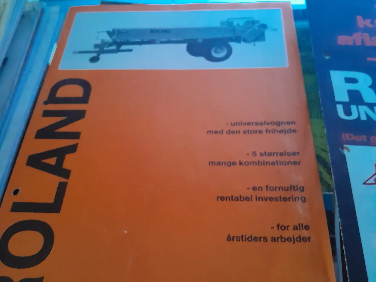 Billede 10 - Roland U 55 aflæsservogn med møgspreder 
